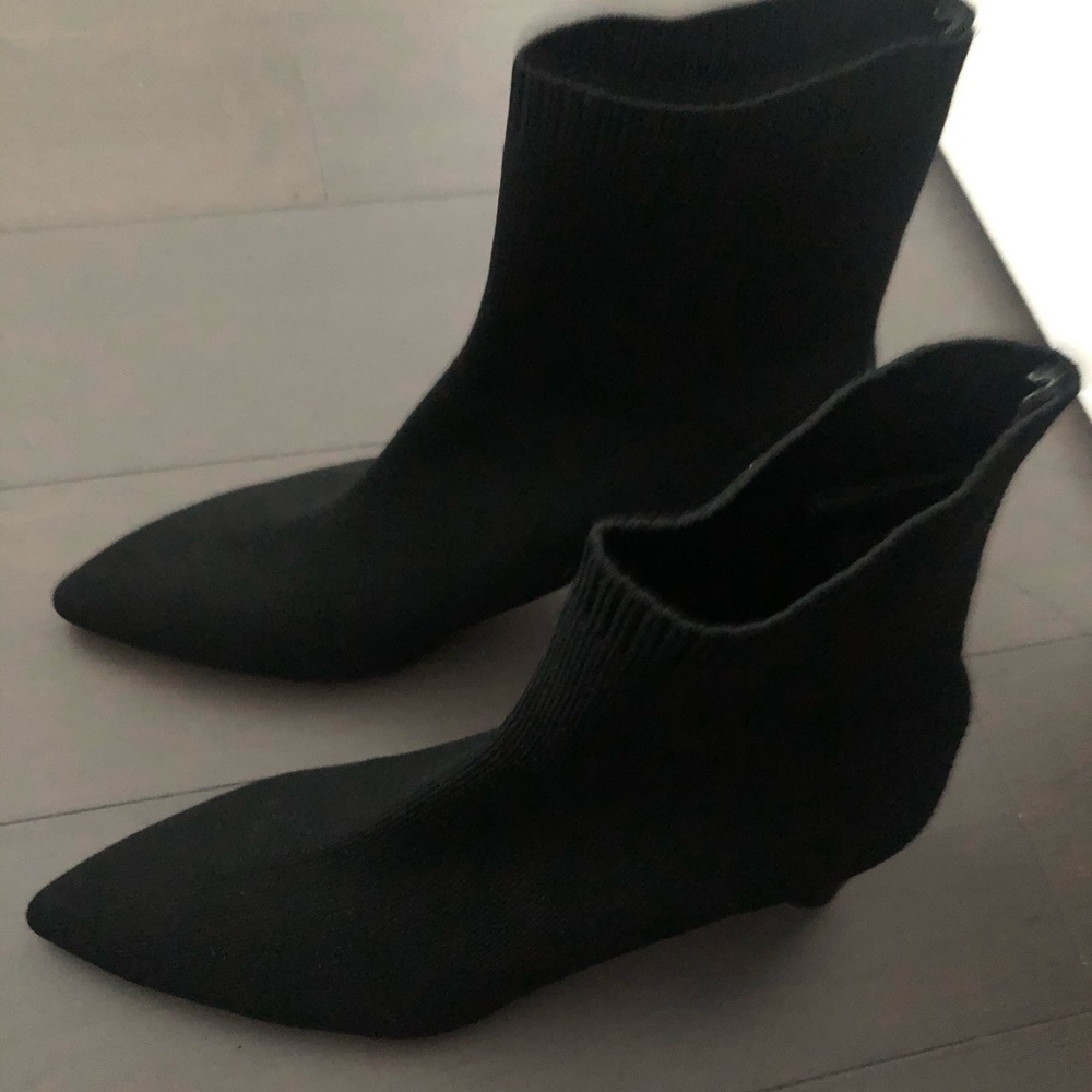 zara sock ankle boots